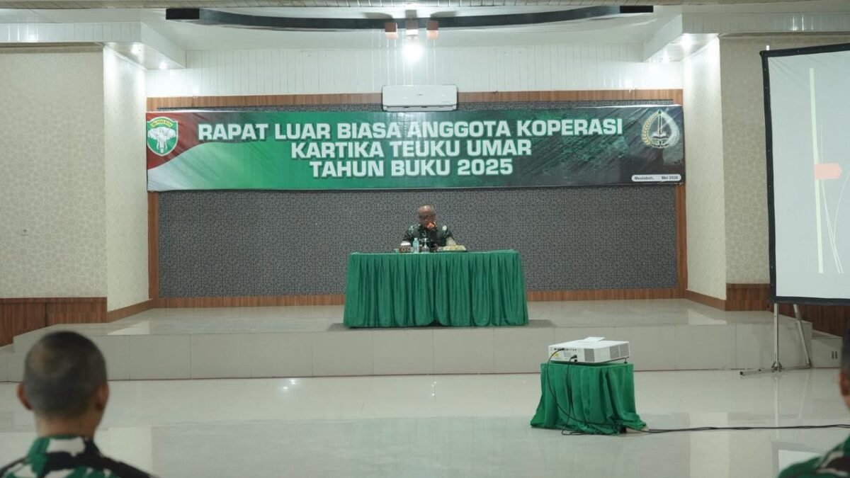 Danrem 012/TU Tekankan Transparansi dan Akuntabilitas Koperasi untuk Kesejahteraan Anggota