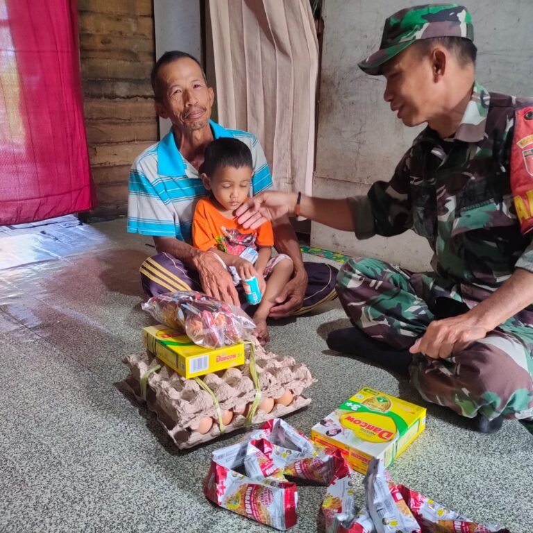 ‎Langkah Nyata Dandim 1005: Bantuan Gizi Diberikan, Pemulihan Anak Gizi Buruk Dipantau Terus