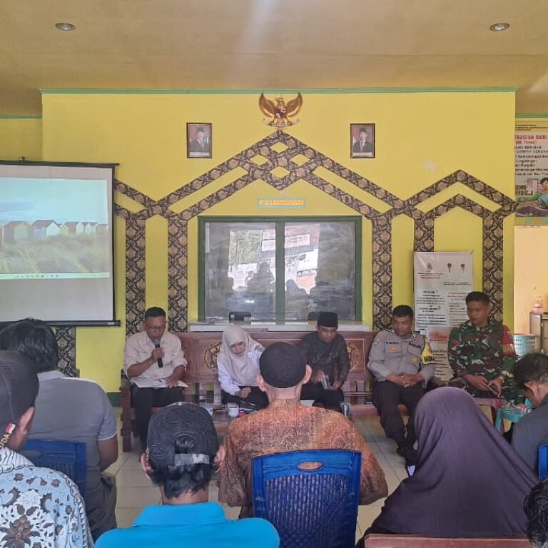 Babinsa Koramil 1203-11/Simpang Hilir Hadiri Musyawarah Penetapan Hari Jadi Desa Rantau Panjang