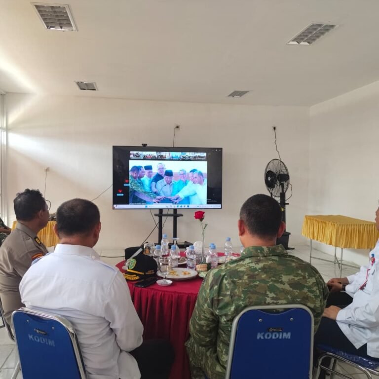 Dandim 1010/Tapin Ikuti Launching Koperasi Merah Putih Bersama Presiden Prabowo