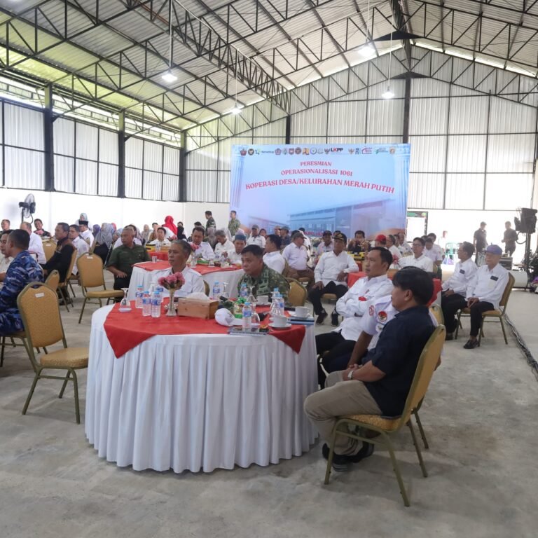Presiden Prabowo Resmikan Operasional Koperasi Merah Putih, Kodim 1006/Banjar Siap Dukung Ketahanan Ekonomi Desa
