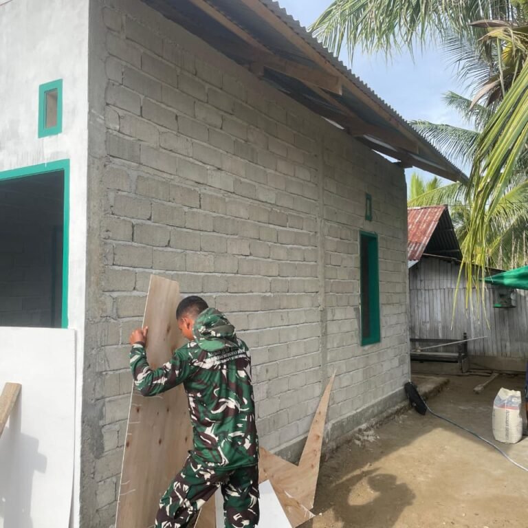 TMMD ke-128 Kodim 1316/Boalemo Percepat Finishing RTLH, Rumah Warga Segera Ditempati