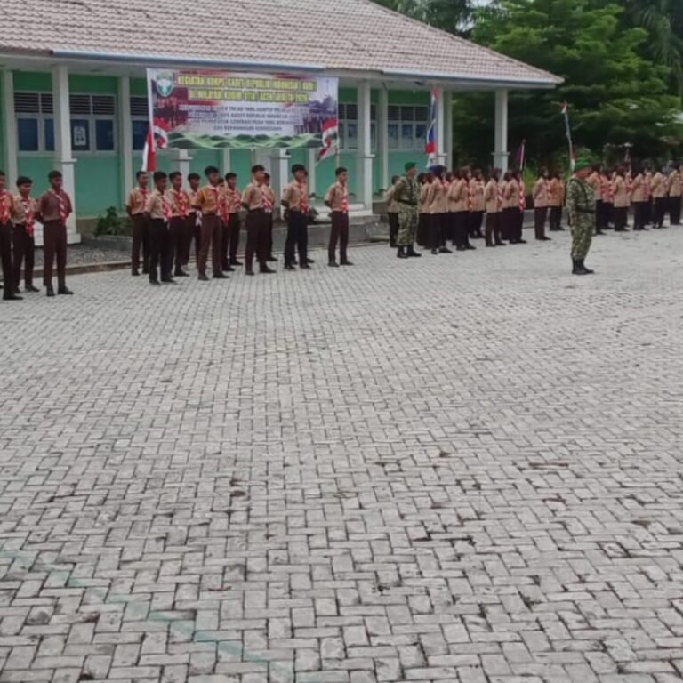Kodim 0114/Aceh Jaya Resmikan Pembukaan Persami KKRI 2026 di Teunom, Cetak Generasi Muda Tangguh dan Berkarakter