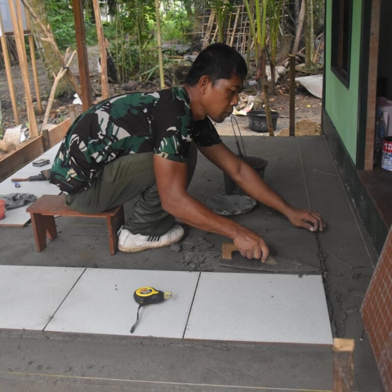 Senyum Bahagia Warga, Rumah Impian Program TMMD 128 Kodim 1003/HSS Segera Siap Ditempati