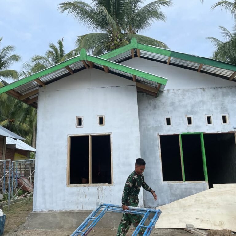 Rumah Impian Ibu Nina Ma’ruf di Hutamonu Segera Terwujud Berkat TMMD 128
