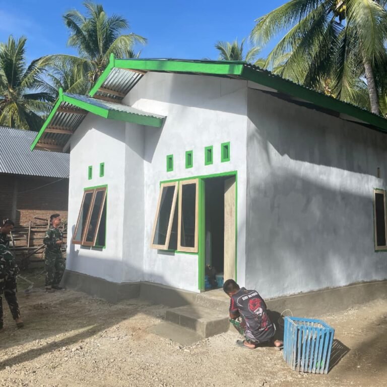 Kodim 1316/Boalemo dan Satgas TMMD Selesaikan Rumah Layak Huni untuk Warga Hutamonu