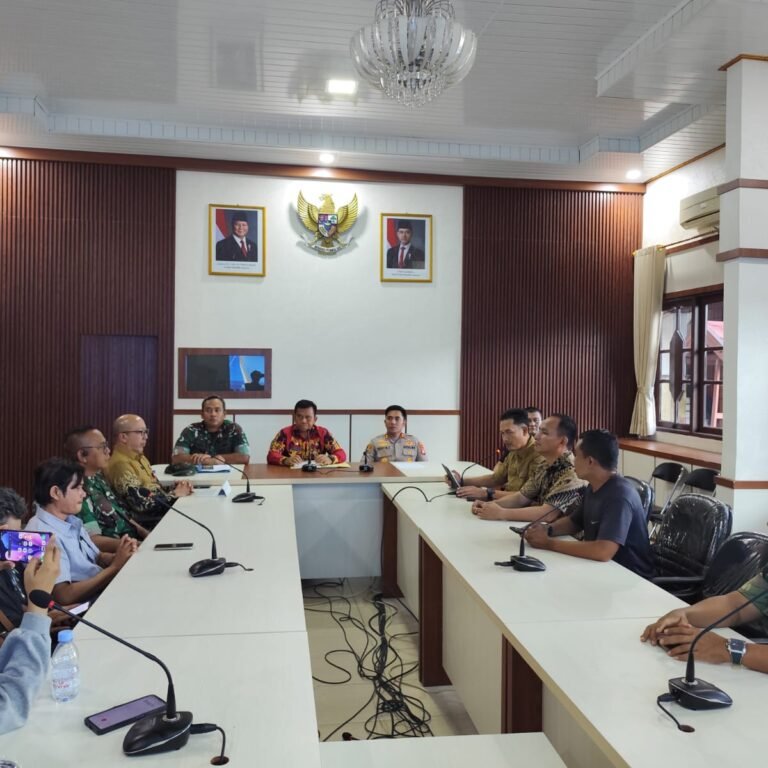 Konferensi Pers Pemkab Kotim Tegaskan Status Lahan Pembangunan Yonif TP 923/Mentaya