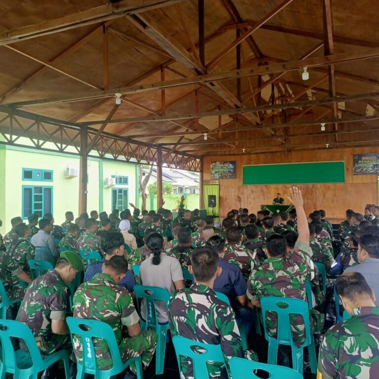 Dandim 0114/Aceh Jaya Tekankan Prajurit Jauhi Narkoba dan Optimalkan Pengawasan Program Pemerintah