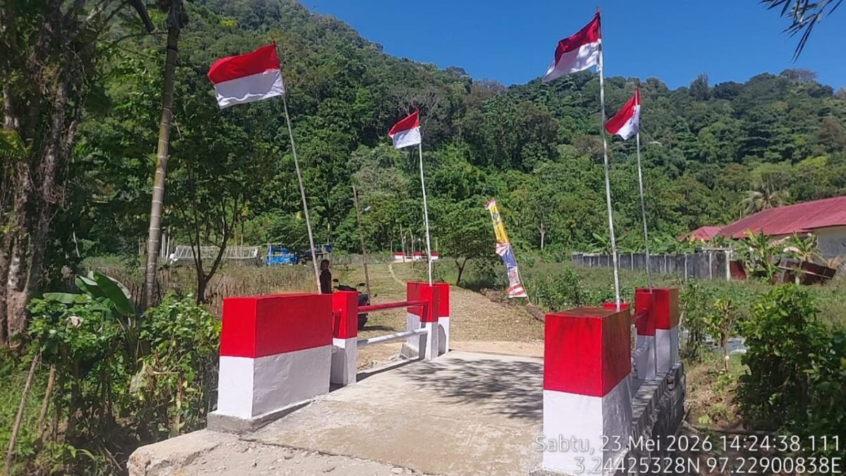 TNI AD Selesaikan 13 Jembatan Aramco di Aceh Selatan dalam Waktu 1,5 Bulan