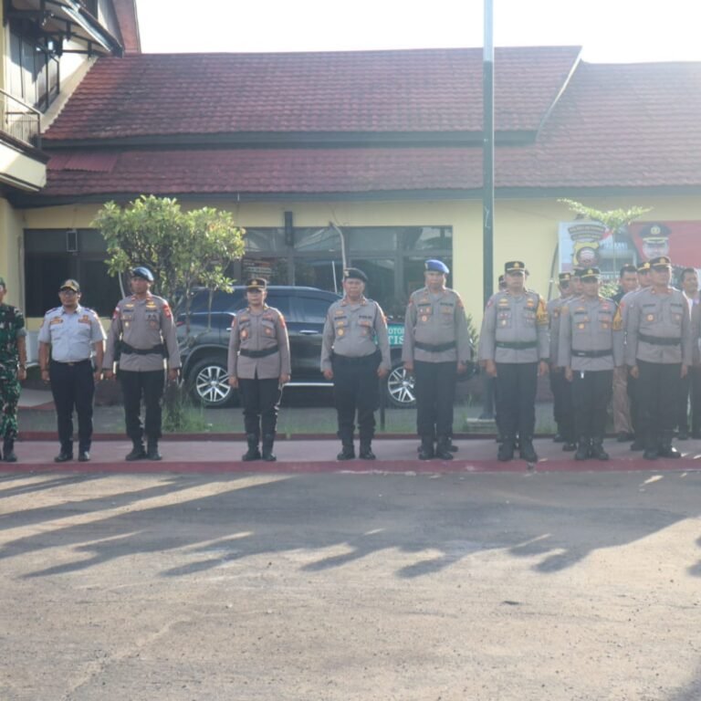 Apel Gabungan Pengamanan Idul Adha, TNI-Polri dan Instansi Terkait Perkuat Sinergi di Ketapang