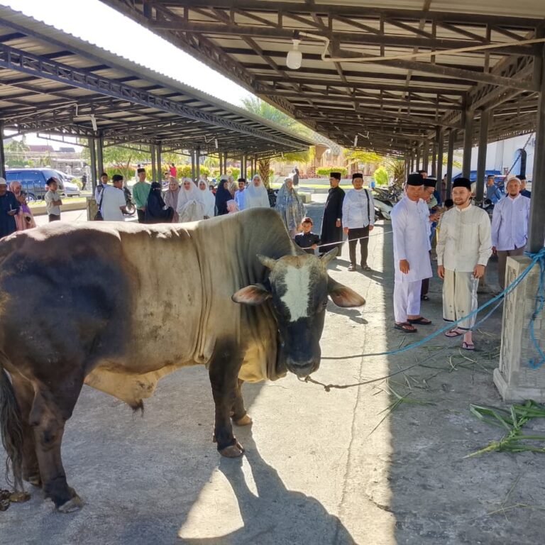 Dandim 0105/Abar dan Forkopimda Aceh Barat Sholat Iduladha Bersama Ribuan Jamaah