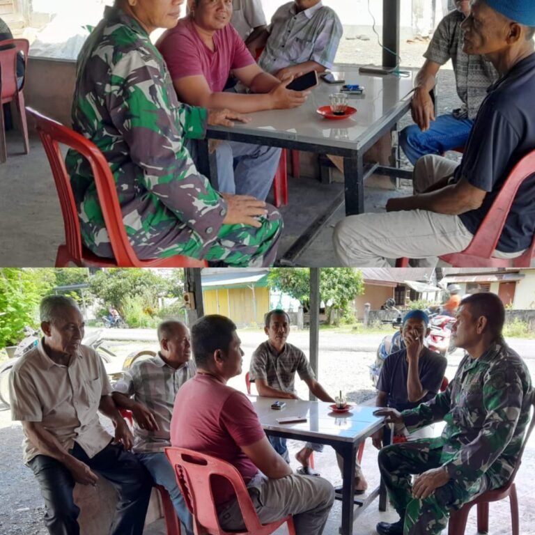 Pelda Fahrial Putra Jalin Komsos untuk Jaga Kondusivitas Desa