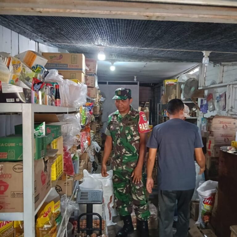 Aparat Kewilayahan Pastikan Ketersediaan Sembako Aman Jelang Hari Raya