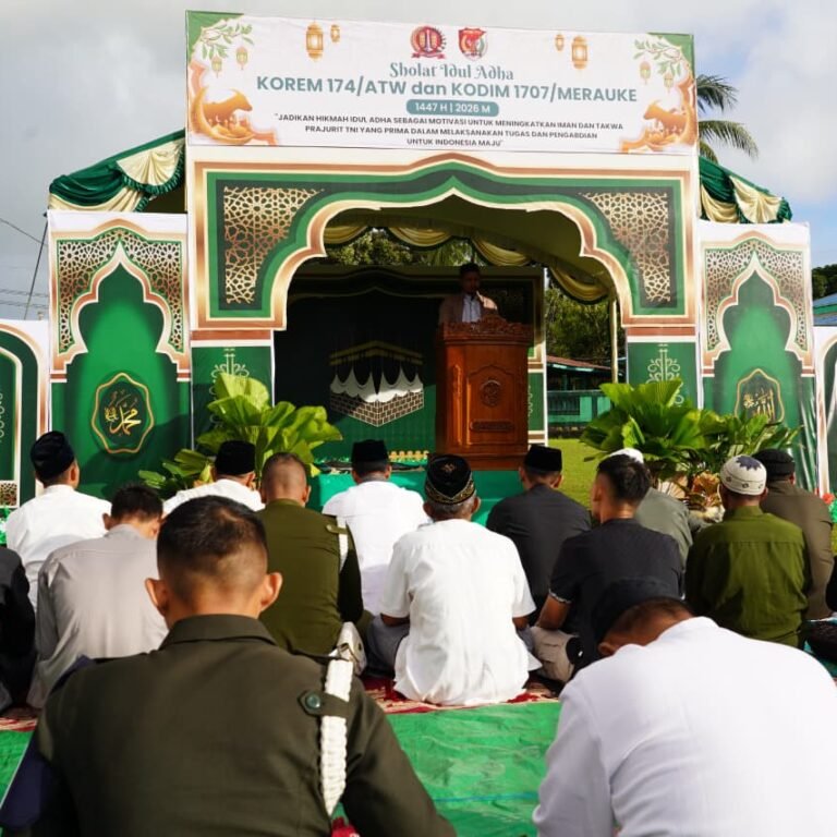 Iduladha Jadi Momentum Prajurit TNI Perkuat Iman dan Pengabdian untuk Negeri