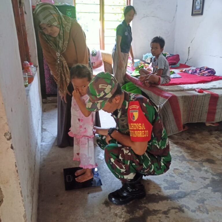 Pendampingan Babinsa Dukung Terciptanya Generasi Sehat Bebas Stunting
