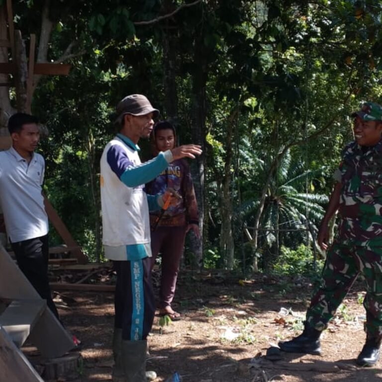Babinsa Koramil 01/Jaya Gencarkan Sosialisasi Karhutla, Warga Diimbau Tidak Membuka Lahan dengan Cara Membakar