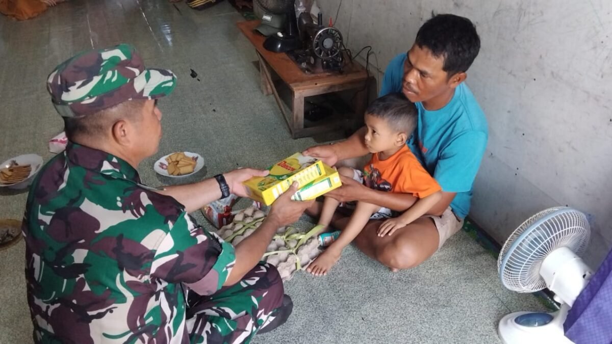 Cegah Stunting: Serka Yuyu Salurkan Telur dan Susu ke Abdurrahman Sidiq di Barito Kuala