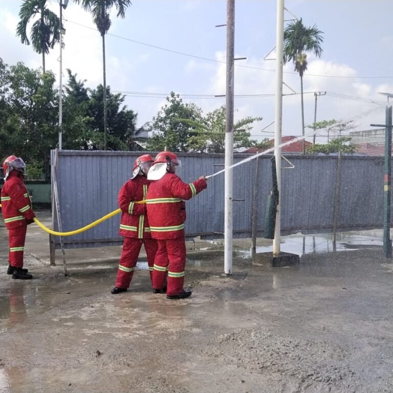 Koramil Sangatta Jadi Lokasi Simulasi Penanggulangan Kebakaran Kodim 0909/Kutai Timur