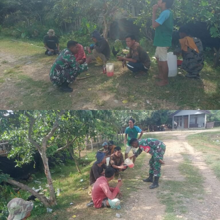 Babinsa Aceh Barat Sosialisasikan Keselamatan Kerja kepada Pekerja di Desa Kubu