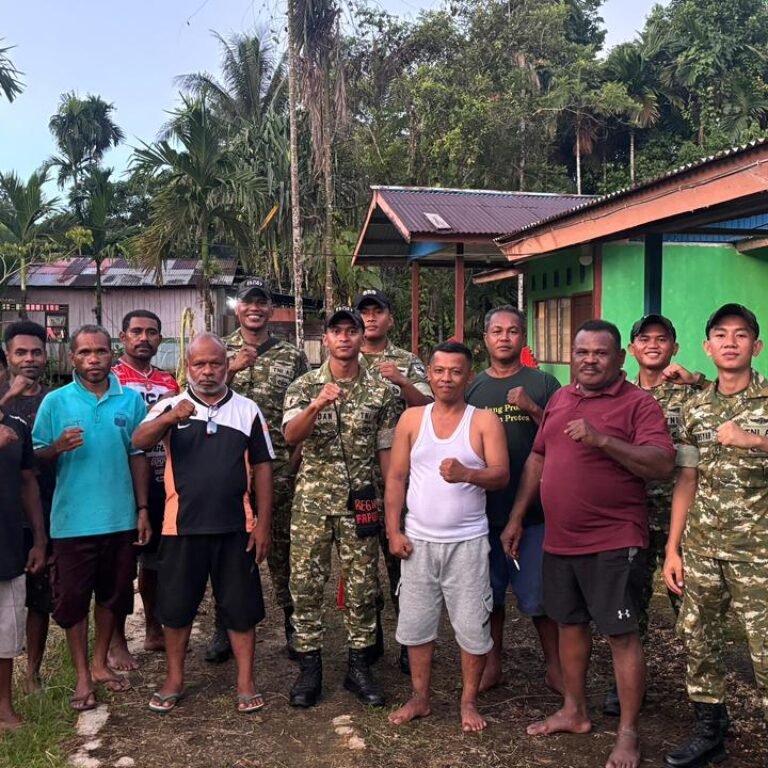 Yonif TP 859/RBK Dorong Masyarakat Terapkan Pola Hidup Sehat Lewat Program SEHATI
