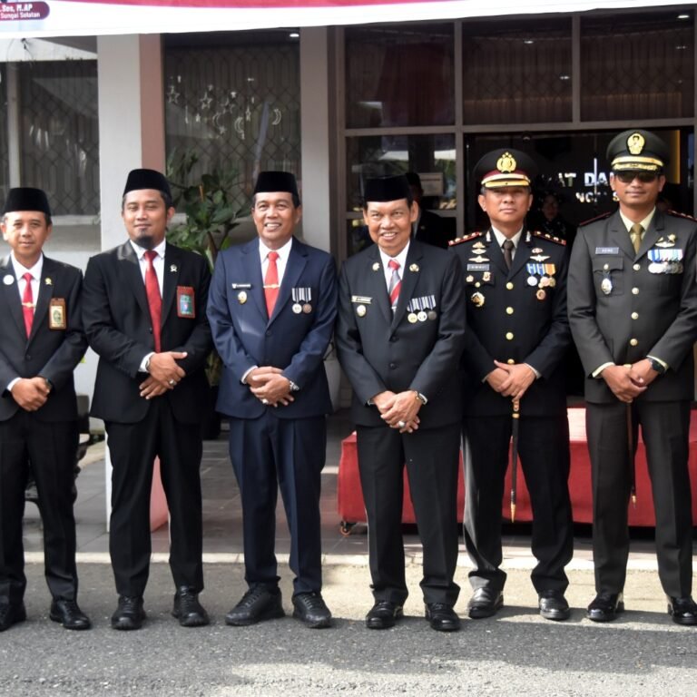 Bersama Forkopimda, Dandim 1003/HSS Ikuti Upacara Hari Lahir Pancasila 2026