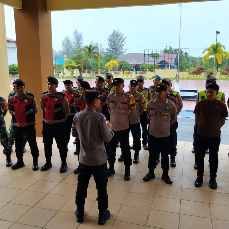TNI-Polri Gelar Apel Bersama Antisipasi Kegiatan Haul Wali Nanggroe Hasan Tiro di Aceh Jaya