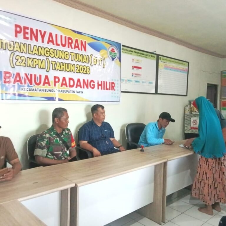 Penyaluran BLT Tahap I di Tapin Jadi Upaya Perkuat Ketahanan Ekonomi Masyarakat Desa