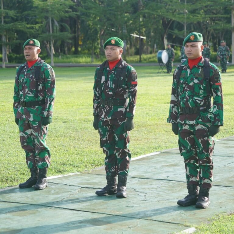 Korem 012/TU Gelar Upacara Bendera, Teguhkan Semangat Pengabdian kepada Bangsa dan Negara