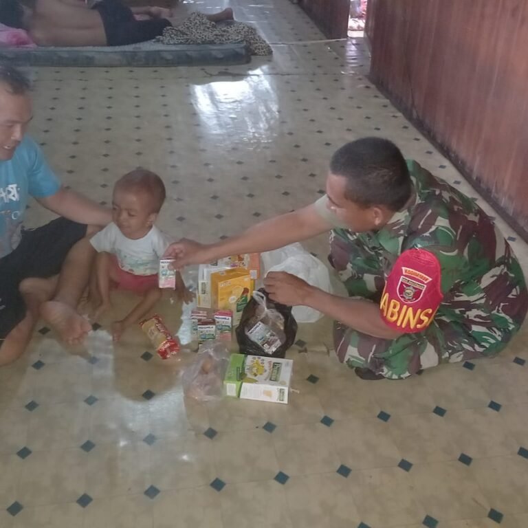 ‎Perkembangan Positif: Berat Badan Anak Gizi Buruk Naik Berkat Pendampingan Babinsa
