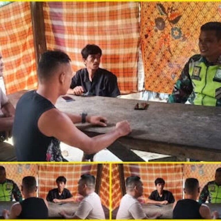 Babinsa Lae Gecih Ajak Warga Jaga Persatuan dan Selesaikan Masalah dengan Musyawarah