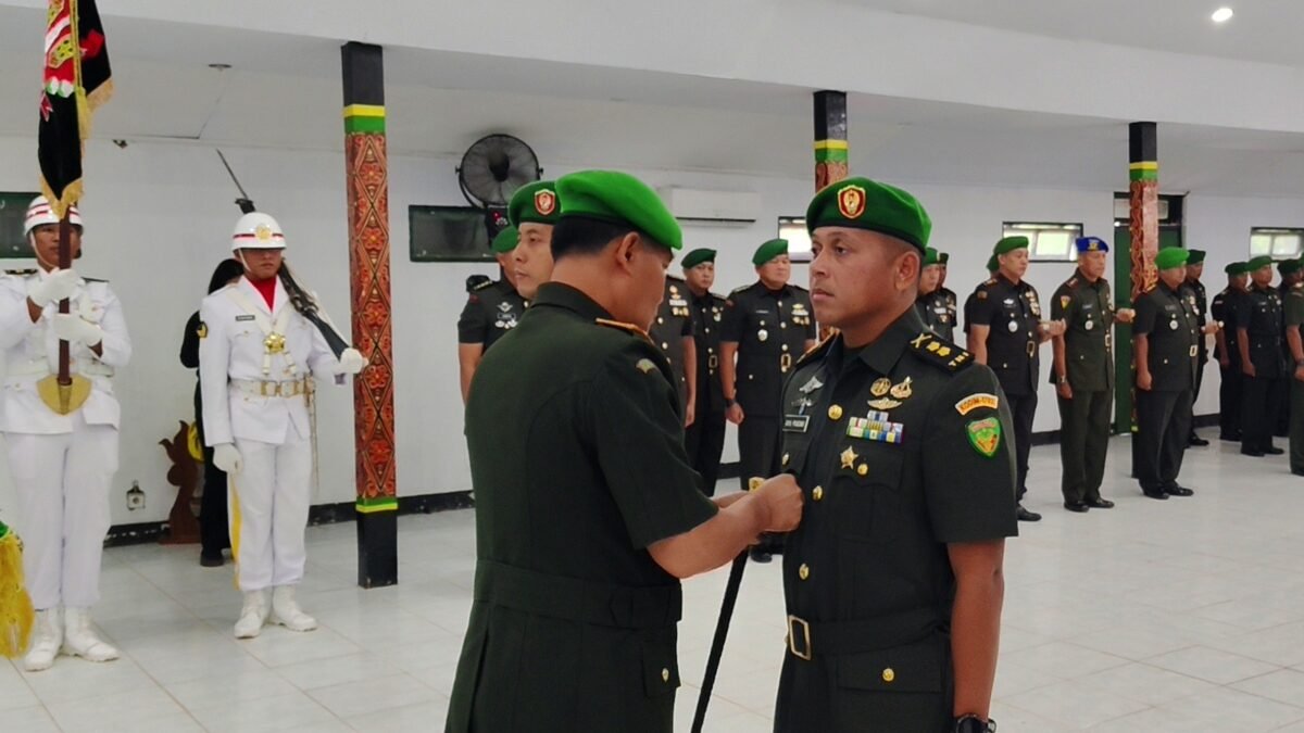 Resmi Menjabat Dandim 1707/Merauke, Letkol Inf Bayu Prabowo Siap Lanjutkan Pengabdian untuk Merauke
