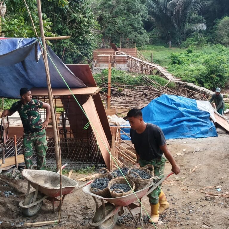 Pembangunan Jembatan Garuda Capai 73,57 Persen, Akses Warga Desa Lok Tunggul Segera Terhubung