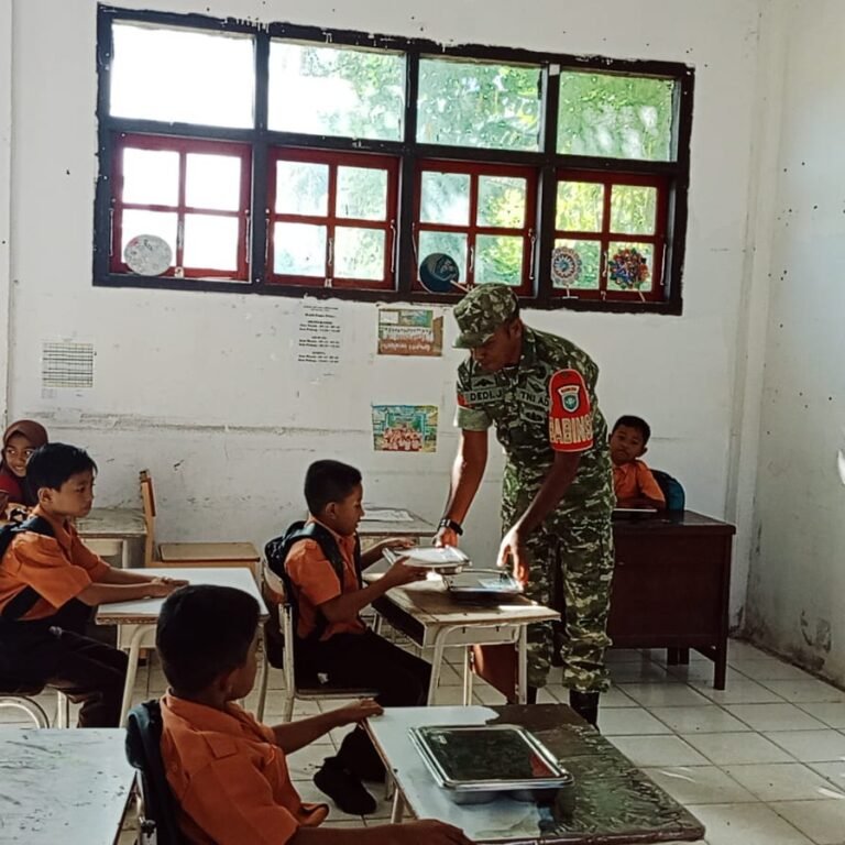 Kodim 0114/Aceh Jaya Dukung Peningkatan Gizi Anak Melalui Pemantauan Program MBG