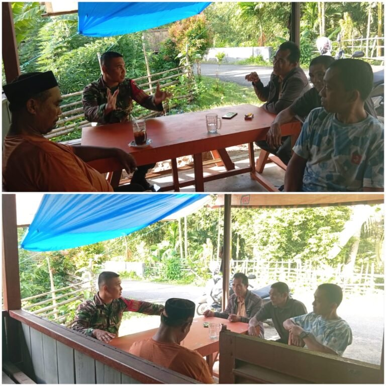 Jalin Silaturahmi dengan Warga, Babinsa Simeulue Gelar Komunikasi Sosial di Wilayah Binaan