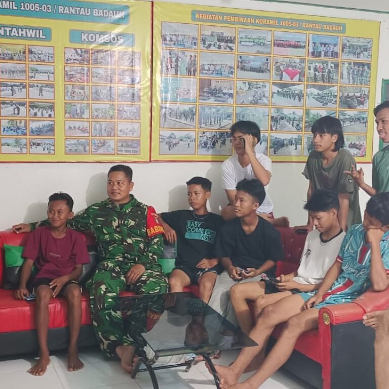 ‎Komsos Bernuansa Olahraga: Kodim 1005/Barito Kuala Manfaatkan Momen Piala Dunia‎
