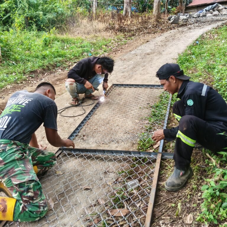Jembatan Garuda 30 Meter di Desa Lok Tunggul Banjar Dibangun Kodim 1006, Gotong Royong TNI-Warga