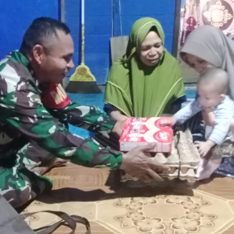‎Perhatian Penuh Babinsa: Kondisi Anak Asuh Stunting Mulai Tunjukkan Perkembangan Positif‎