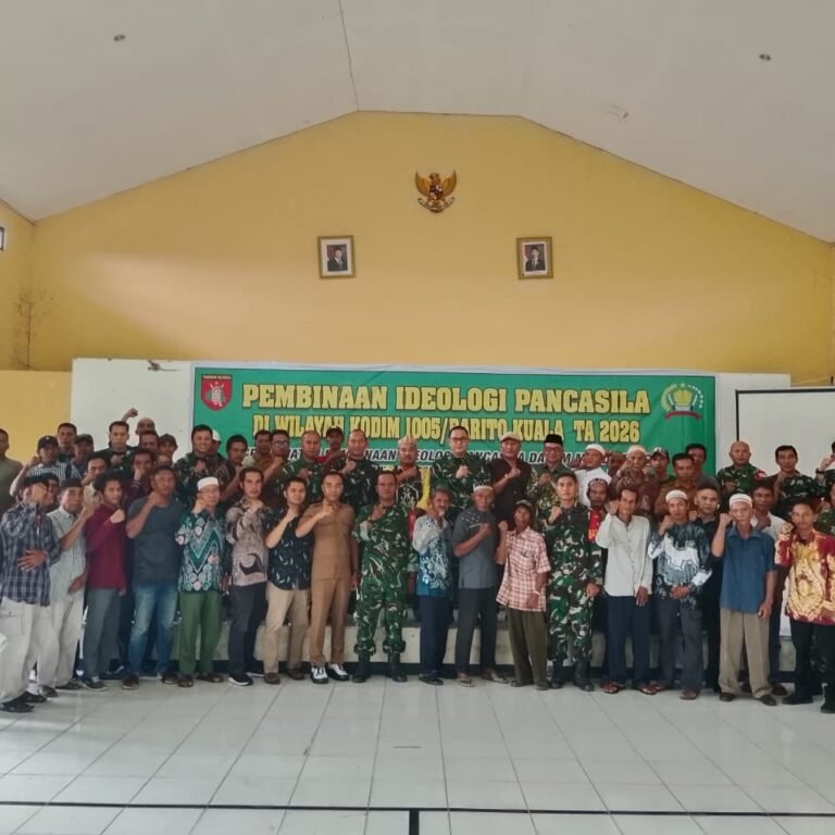 Kodim 1005/Barito Kuala Gelar Pembinaan Ideologi Pancasila untuk Seluruh Jajaran dan Masyarakat