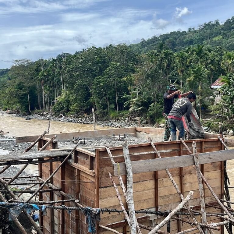 Masyarakat Nagan Raya Antusias Dukung Pembangunan Jembatan Perintis Garuda