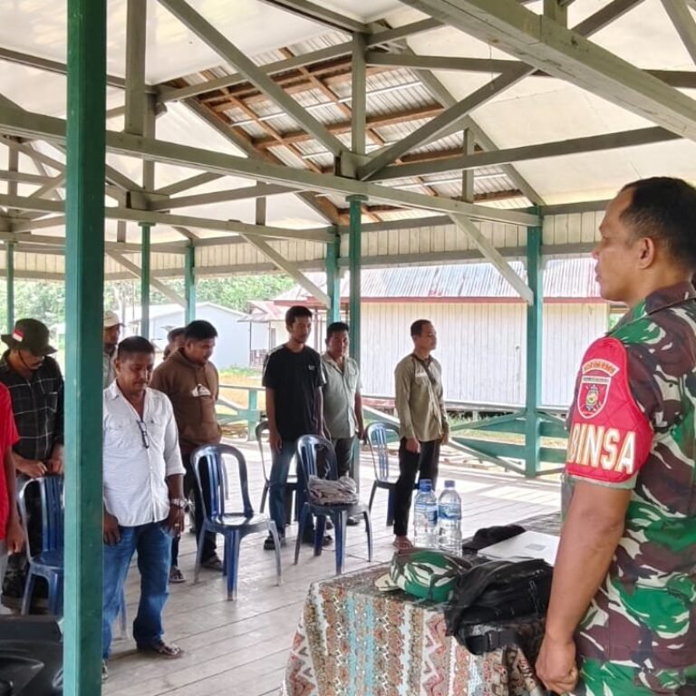 Peran Babinsa dalam Musdes Penetapan KPM Tahun Anggaran 2026