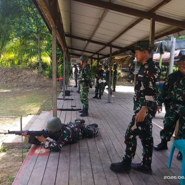 Pembinaan Satuan Kodim 0909/Kutai Timur Melalui Latbak Jatri