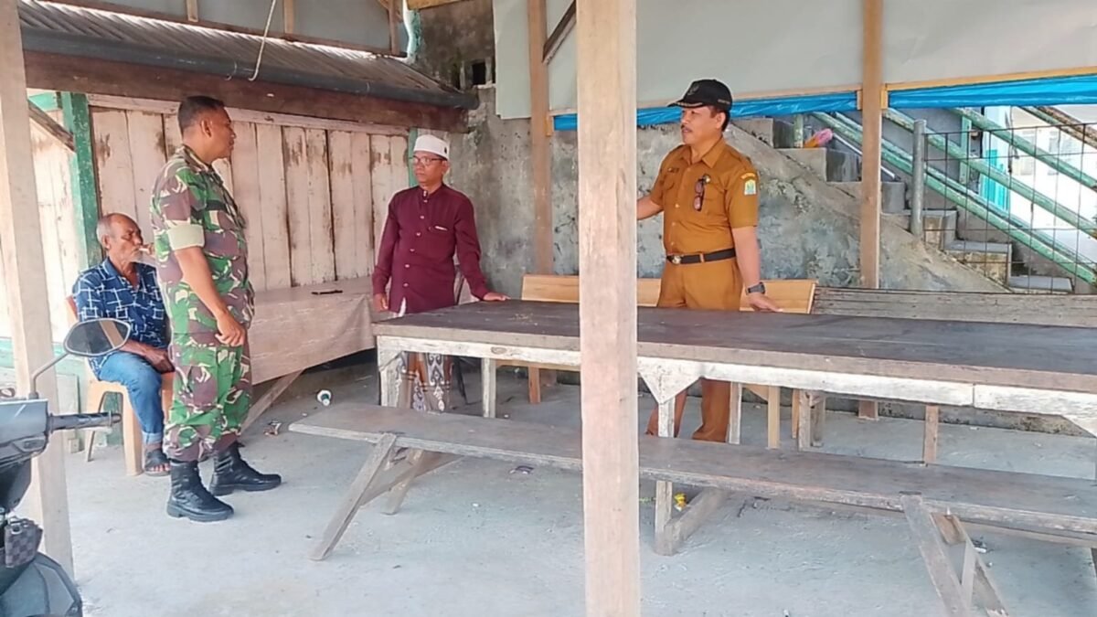 Komsos Babinsa Teunom Perkuat Kerja Sama dengan Aparatur Gampong di Wilayah Binaan Aceh Jaya