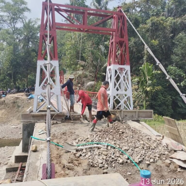 Jembatan Garuda 28 di Kabupaten Lima Puluh Kota, Harapan Baru untuk Warga Mudiak Liki