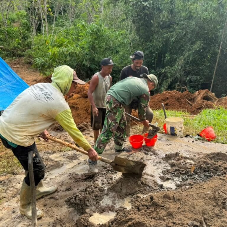 Pembangunan Jembatan Garuda, Upaya Kodim 1010/Tapin Perkuat Infrastruktur