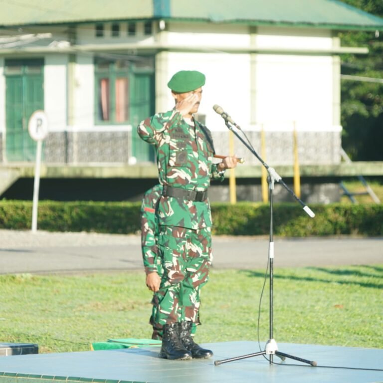 Profesionalisme Prajurit Jadi Sorotan dalam Upacara Bendera Korem 012/TU