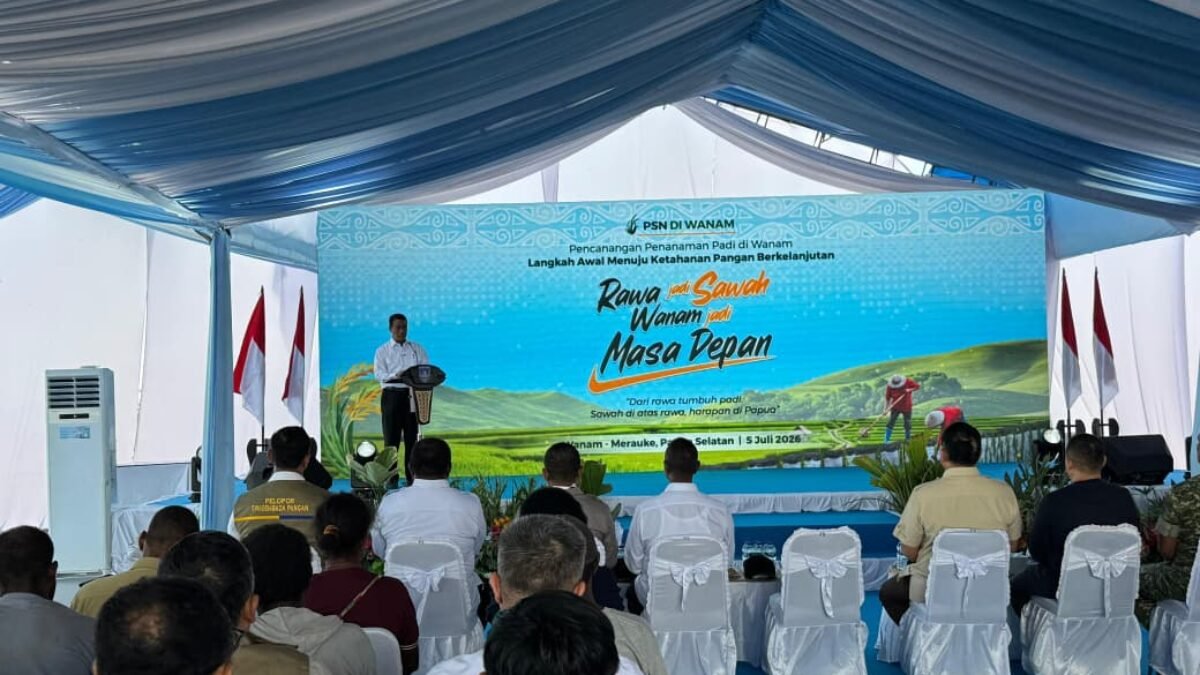 Merauke Diproyeksikan Jadi Lumbung Pangan Indonesia, Mentan Optimistis Cetak Sawah Modern Berhasil
