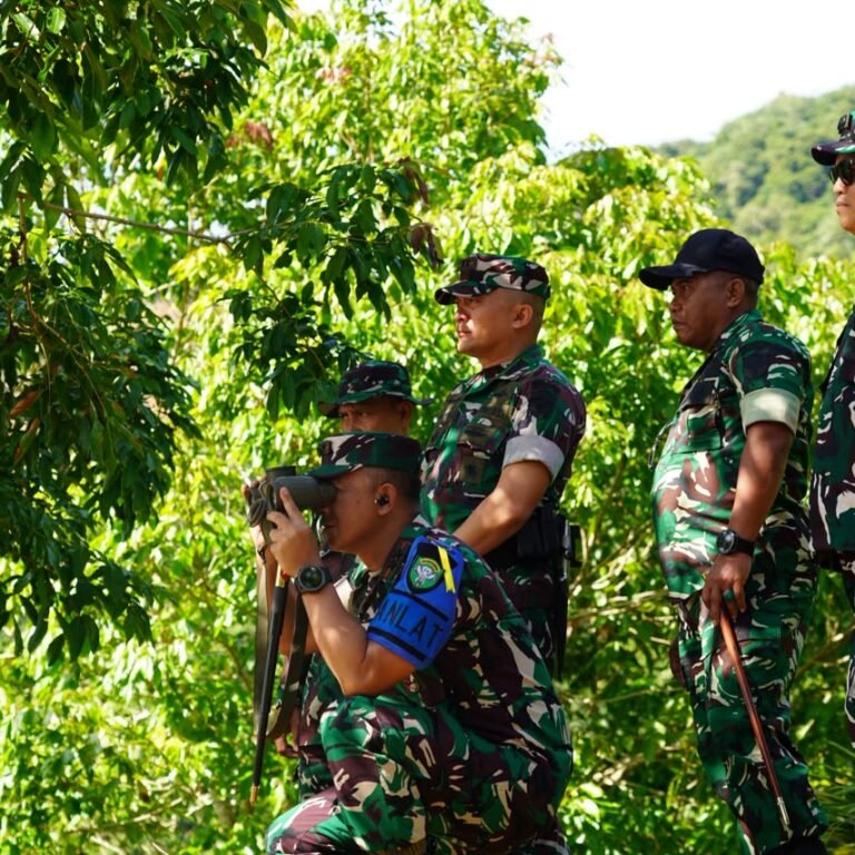 Pangdam IM Tekankan Profesionalisme Prajurit Saat Tinjau Latihan Pratugas Yonif 115