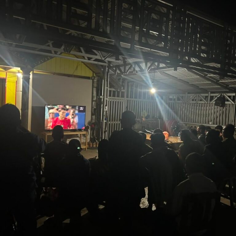 Lewat Nobar Piala Dunia, Kodim 1001/HSU-BLG Ciptakan Ruang Kebersamaan Tanpa Sekat