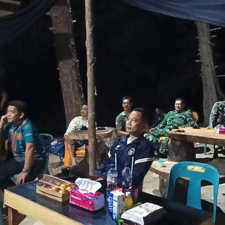 Nobar Bola Gembira Kodim 0114/Aceh Jaya Jadi Ajang Perkuat Kemanunggalan TNI dan Rakyat