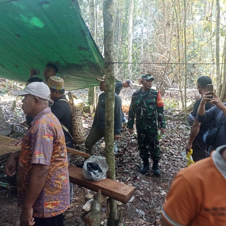 Babinsa Koramil 0909-02/Sangkulirang Dukung Penyelesaian Damai Tapal Batas Wilayah